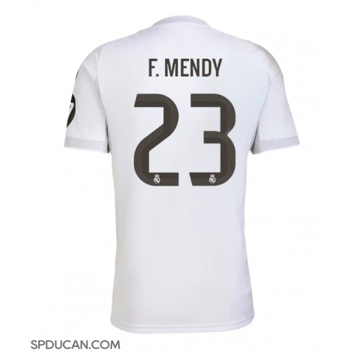 Muški Nogometni Dres Real Madrid Ferland Mendy #23 Domaci 2025-26 Kratak Rukav